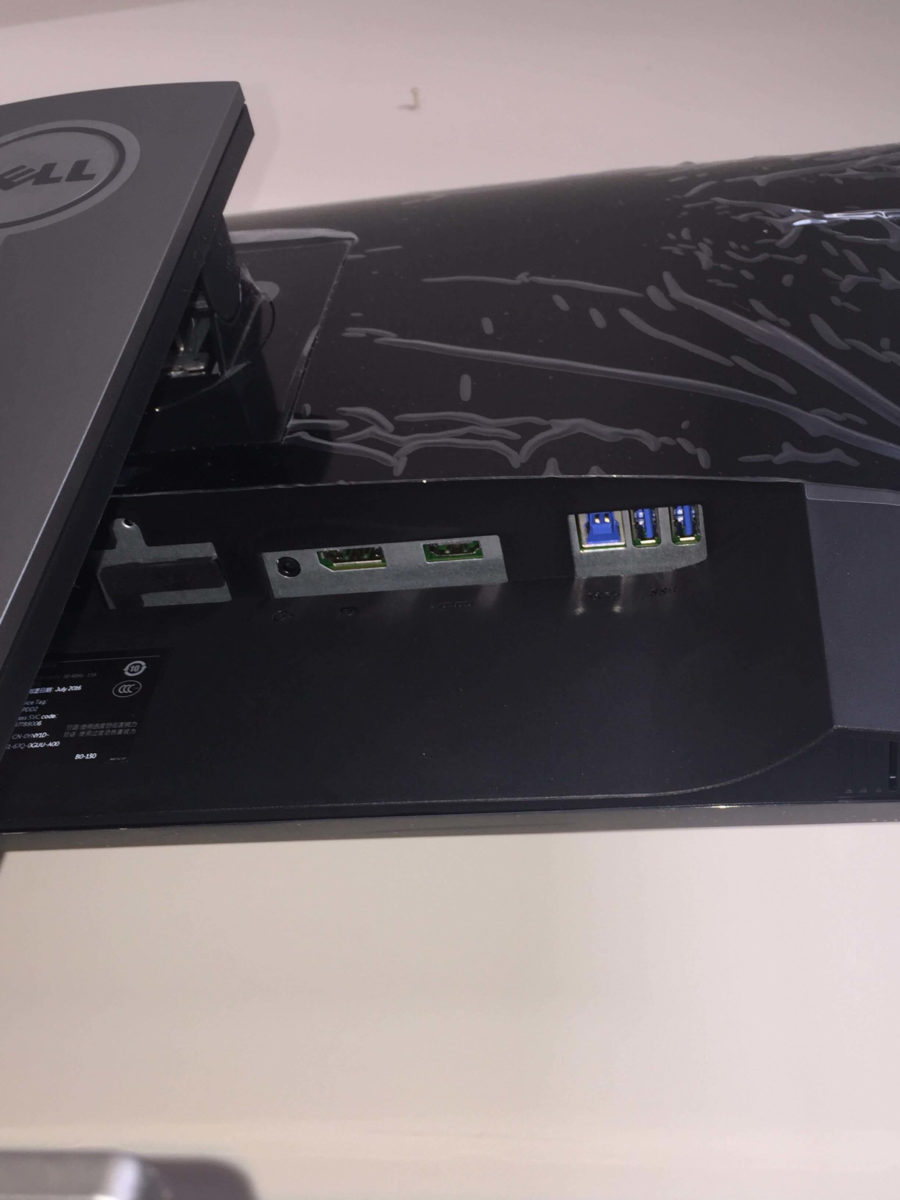 Dell S2417DG Gaming Monitor Rear Ports