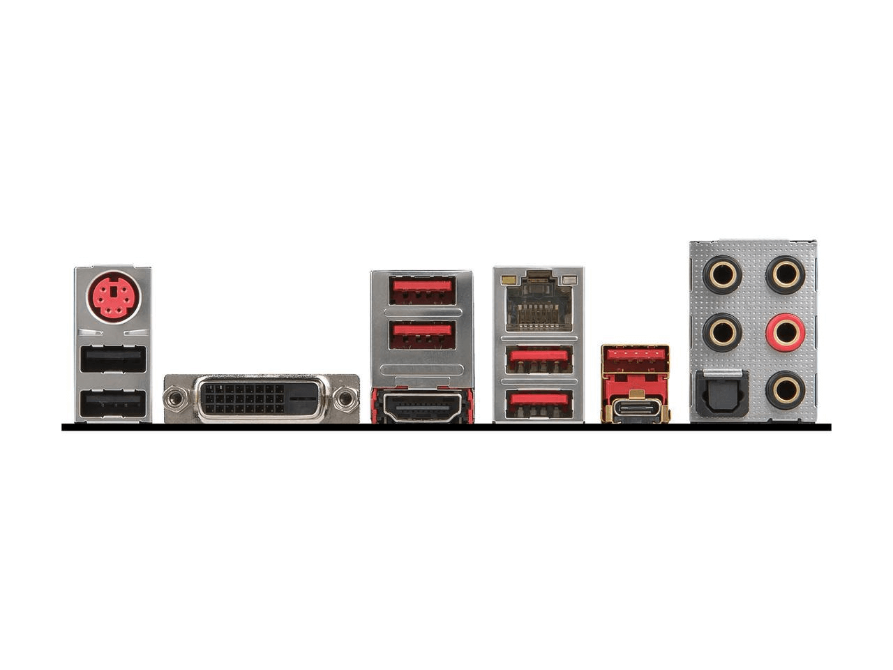 MSI X370 Gaming Pro Carbon Motherboard Ports