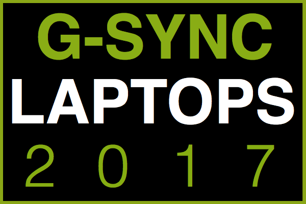 G-SYNC Laptops