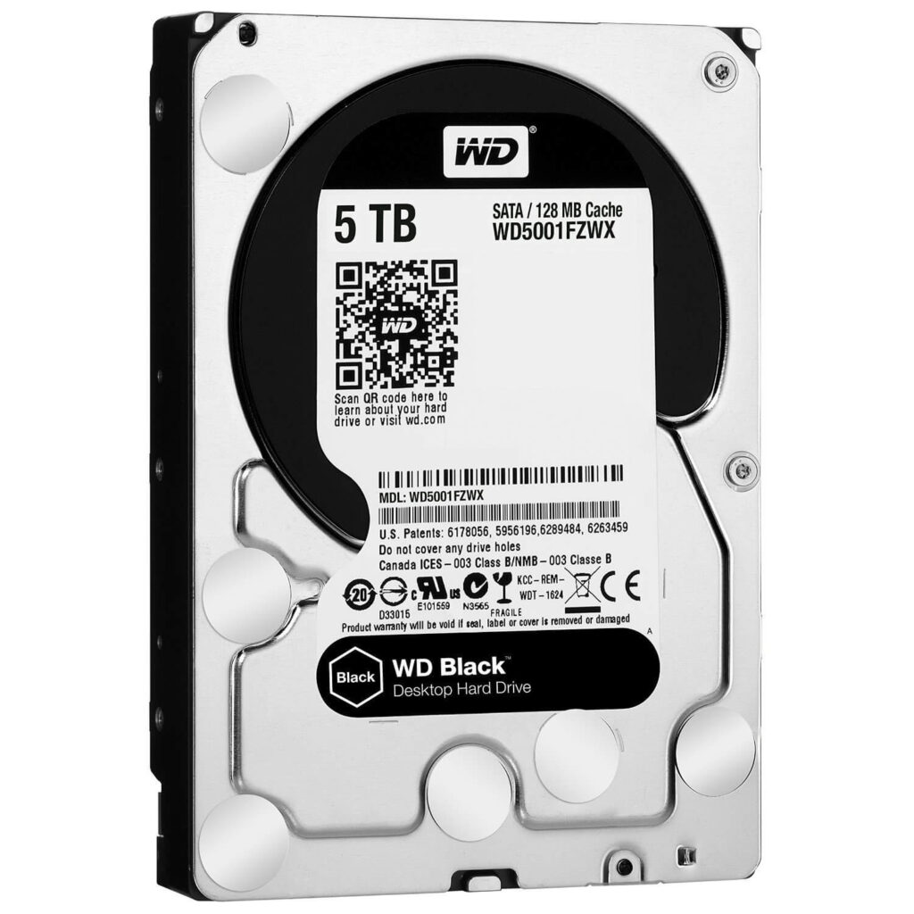 WD Black 5TB Performance HDD for Gaming
