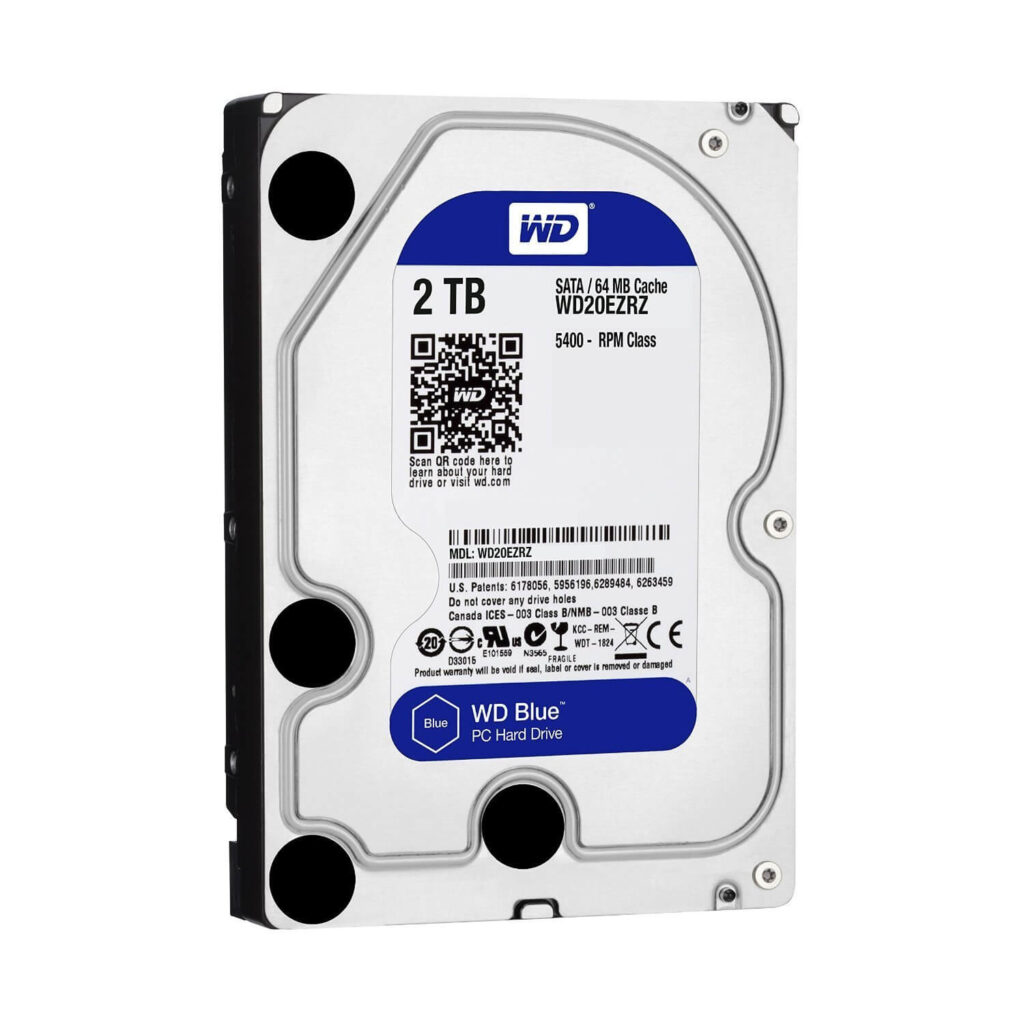 WD Blue 2TB HDD For Gaming