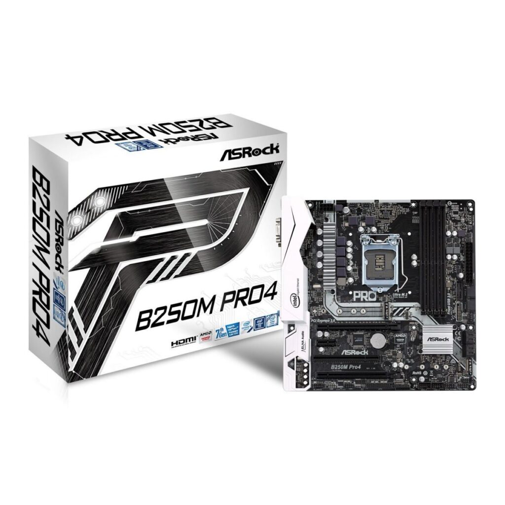 ASRock B250M Pro4 Micro ATX Motherboard for Gaming