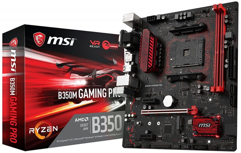 MSI Gaming AMD Ryzen B350M Gaming Pro Budget Motherboard