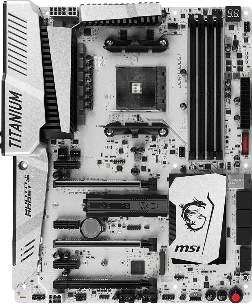 MSI X370 XPOWER GAMING TITANIUM ryzen motherboard